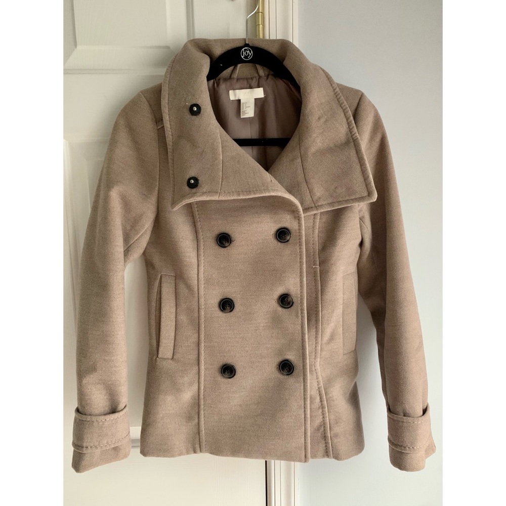 Beige Peacoat